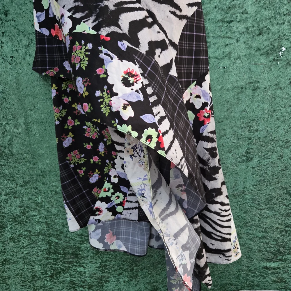 ASOS‎ Desing  Multicolor Asymmetrical Skirt